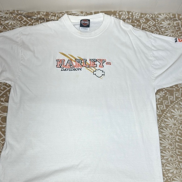 Harley-Davidson Other - Harley-Davidson White Short Sleeve Tee
